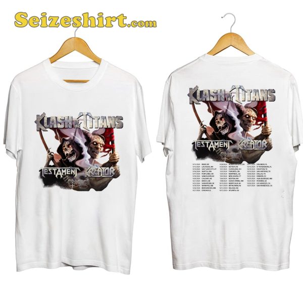 Testament And Kreator Tour 2024 Shirt