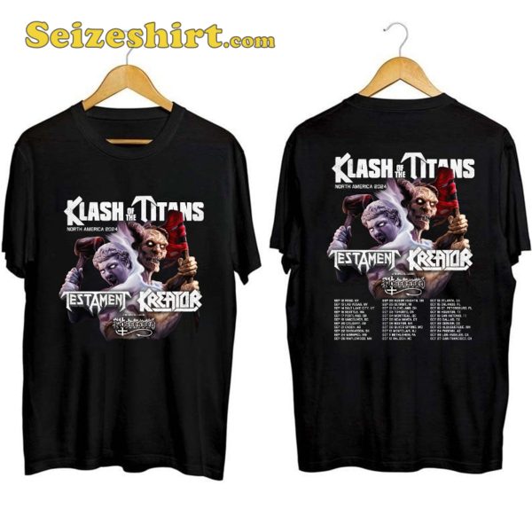 Testament Klash Of The Titans Tour Shirt