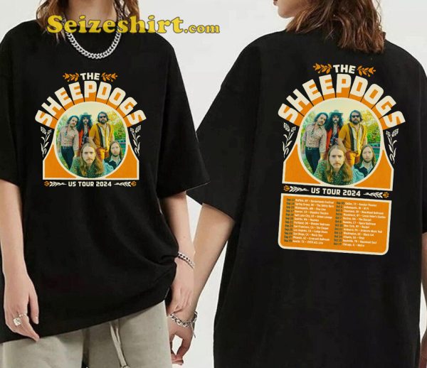 The Sheepdogs US Tour 2024 Shirt