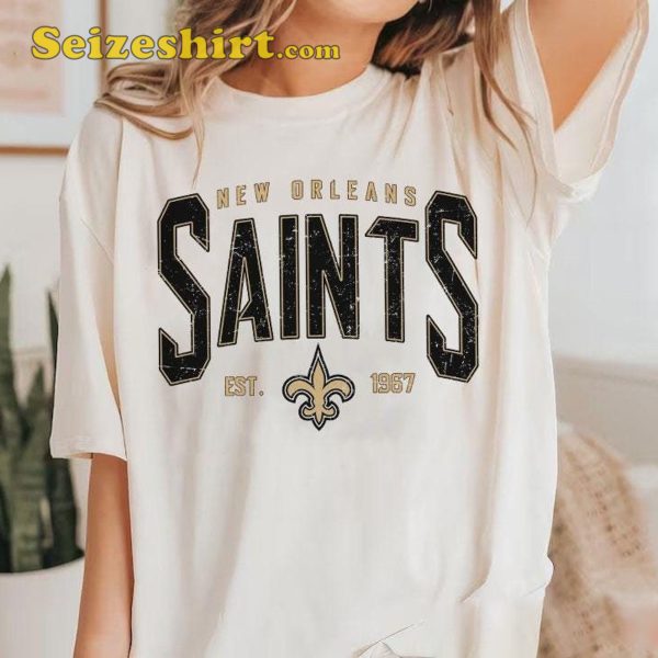 Vintage New Orleans Saints Football Shirt