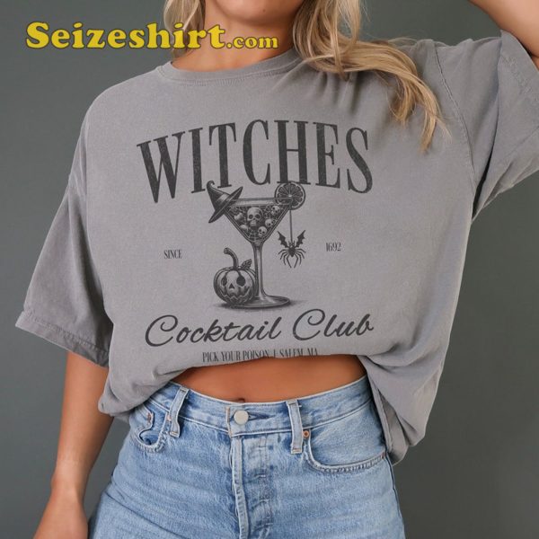 Witches Cocktail Club Halloween Sweatshirt