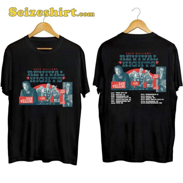 Zach Williams Revival Nights Tour Shirt