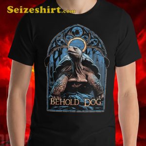 Behold Dog Stained Glass Elden Ring Shirt