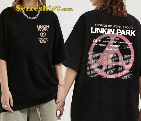 Linkin Park From Zero World Tour Shirt