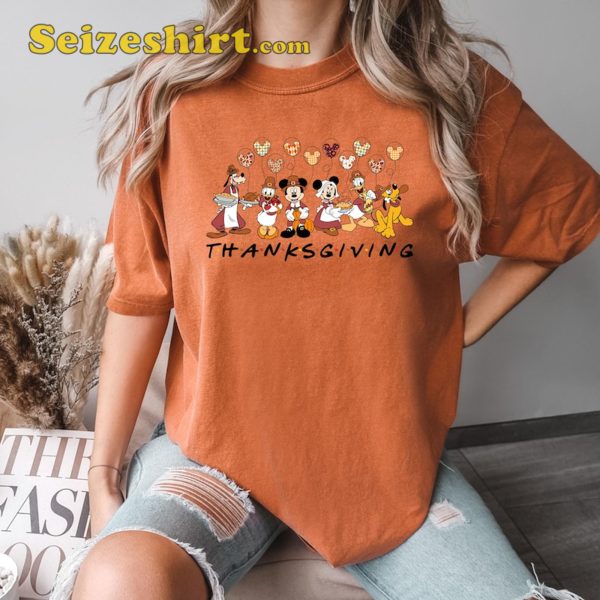 Mickey And Friends Thanksgiving Shirt