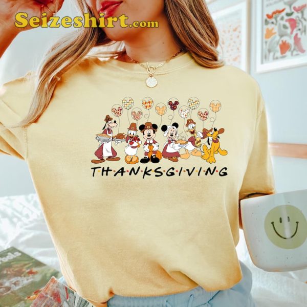 Mickey And Friends Thanksgiving Shirt