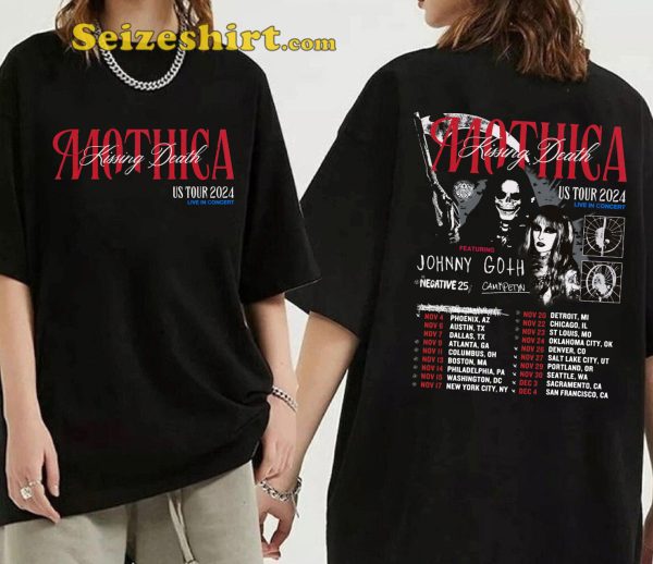 Mothica Kissing Death Tour Shirt