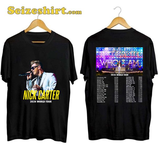 Nick Carter Who I Am Tour Shirt