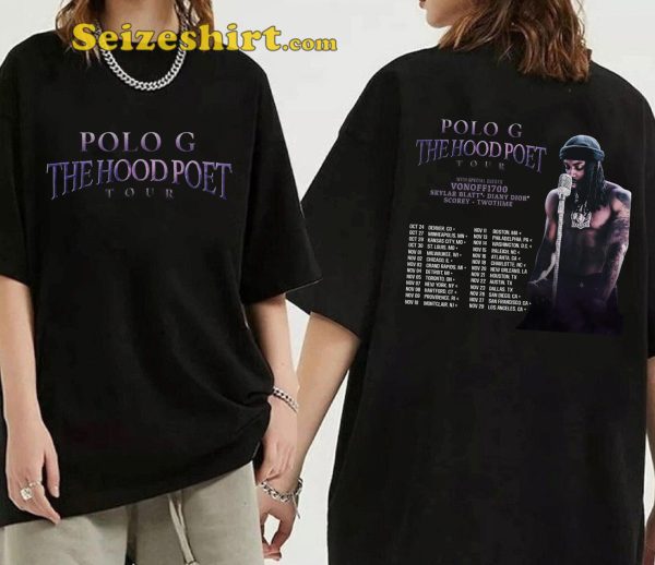 Polo G The Hood Poet Tour Shirt