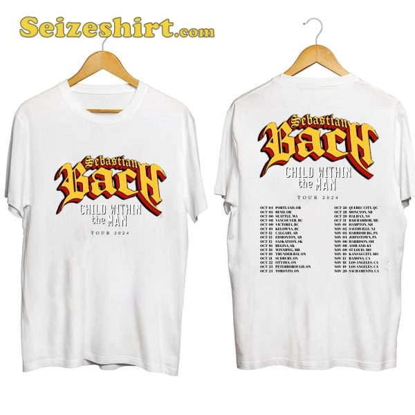 Sebastian Bach Tour 2024 Shirt