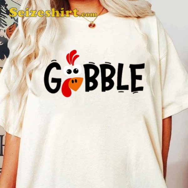 Thanksgiving Gobble Turkey Sweatshirt