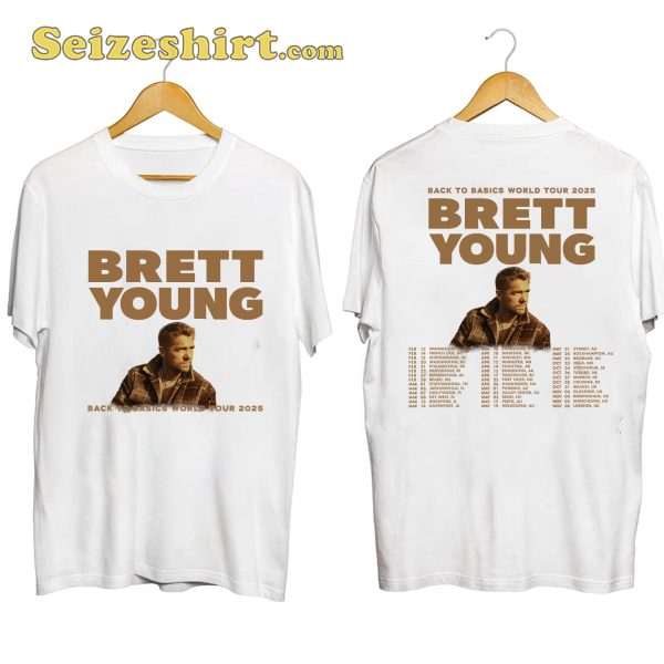 Brett Young Back to Basics World Tour Shirt