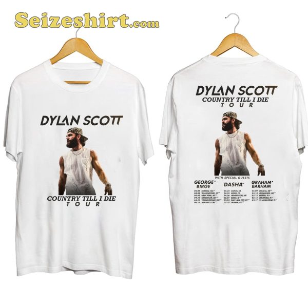 Dylan Scott Country Till I Die Tour Shirt