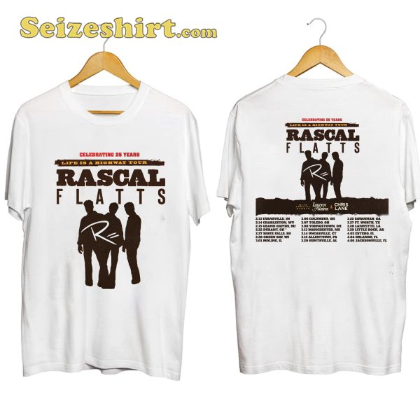 Rascal Flatts Life Is a Highway Tour Shirt