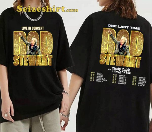 Rod Stewart One Last Time Tour Shirt