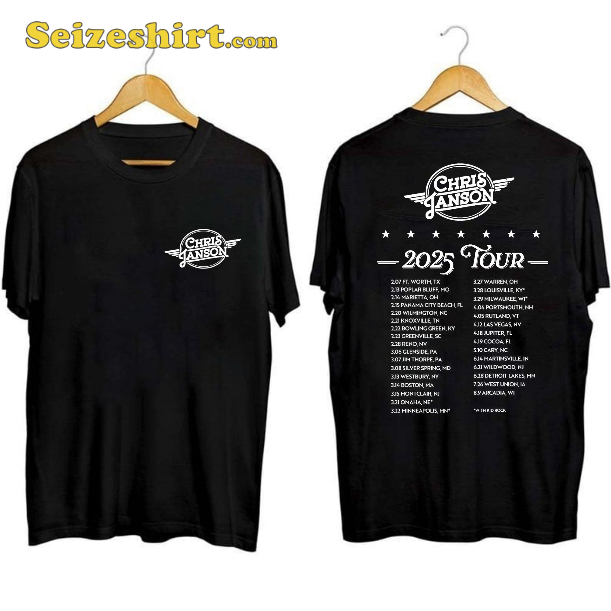 Chris Janson Tour 2025 Shirt