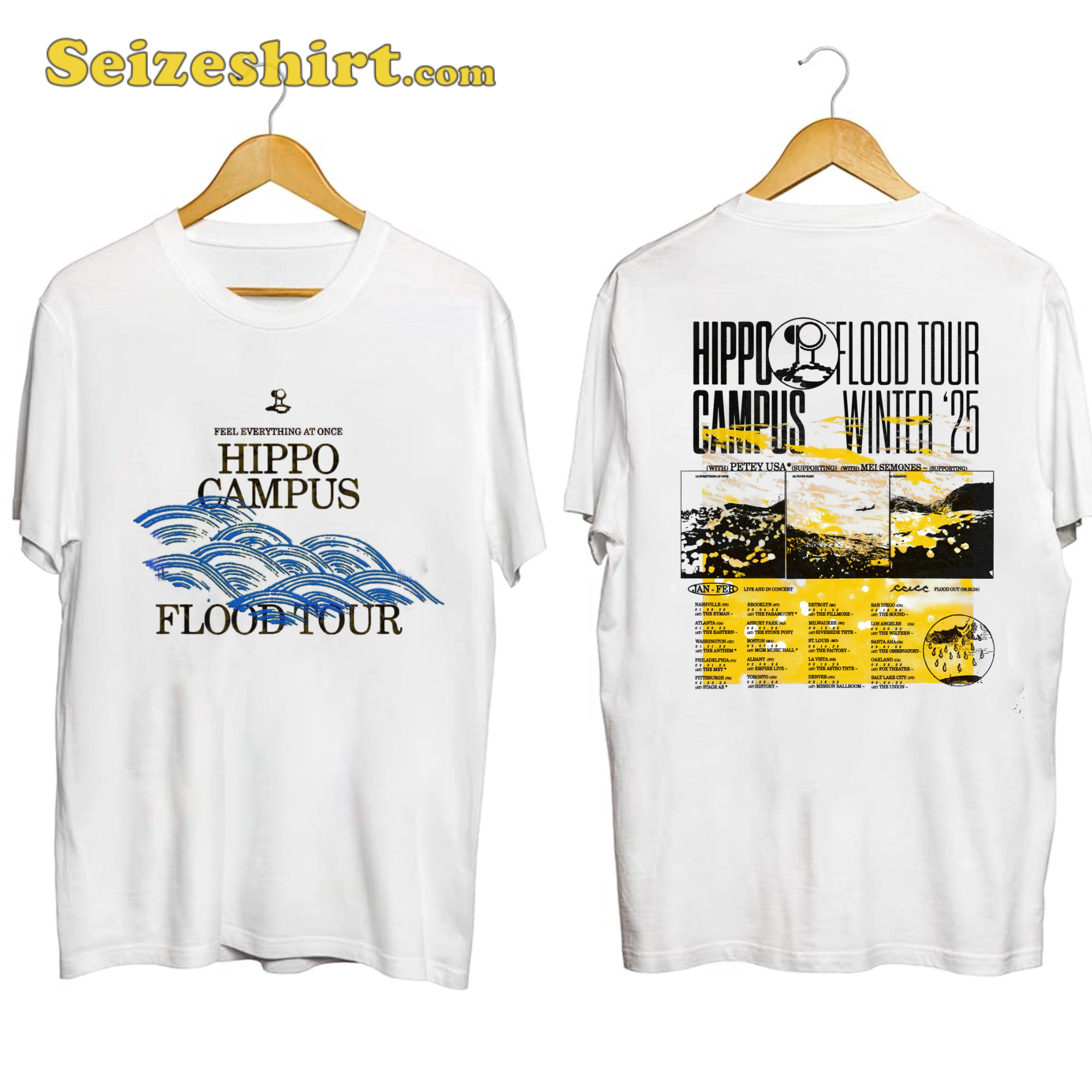 Hippo Campus FLOOD Tour Shirt