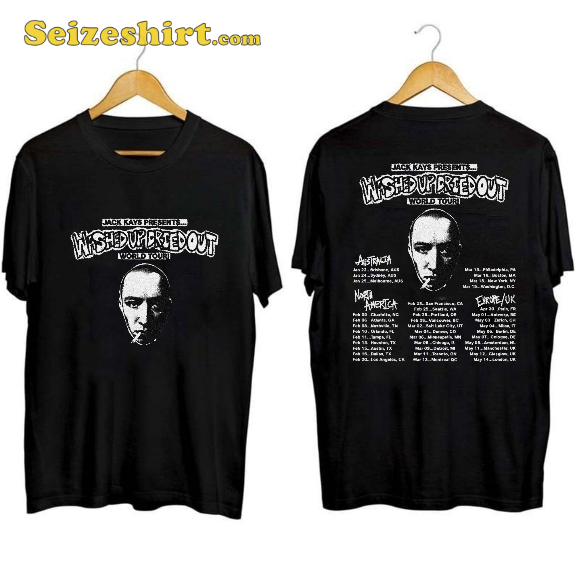 Jack Kays Washed Up Dried Out Tour Shirt