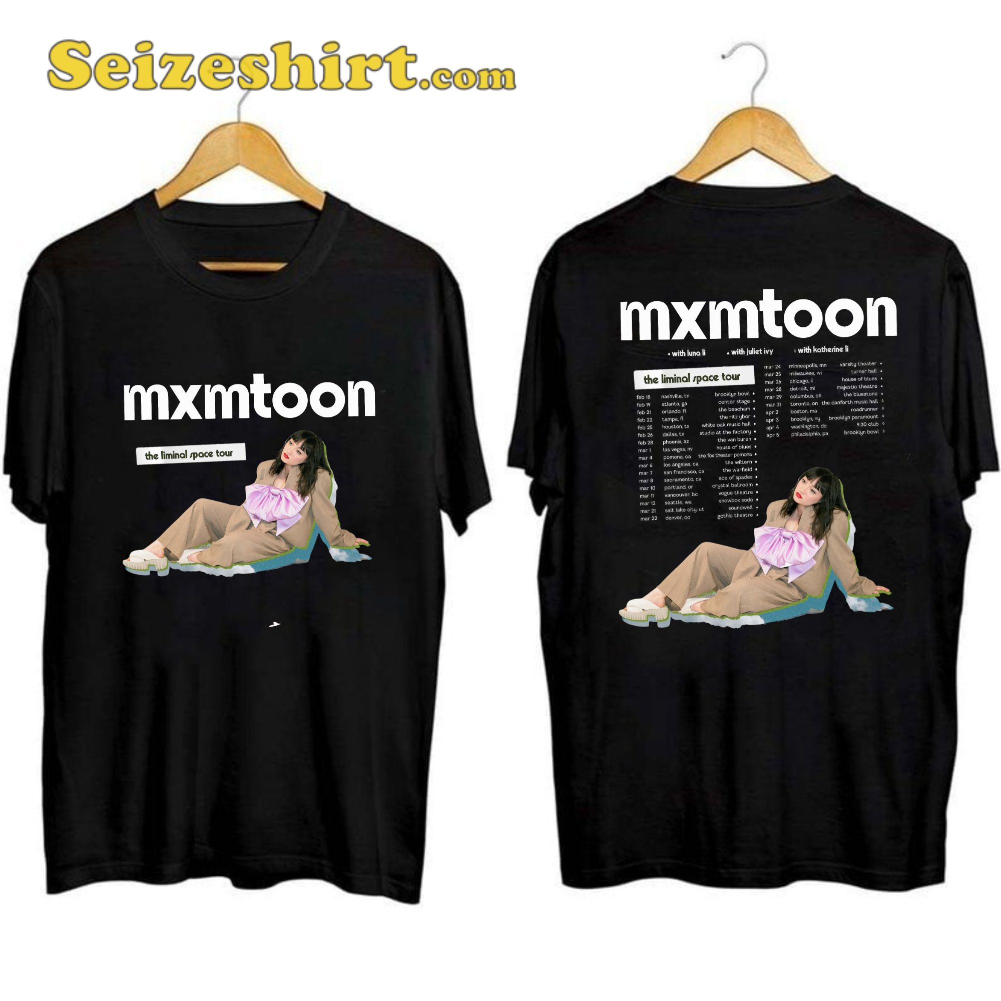 mxmtoon liminal space tour shirt