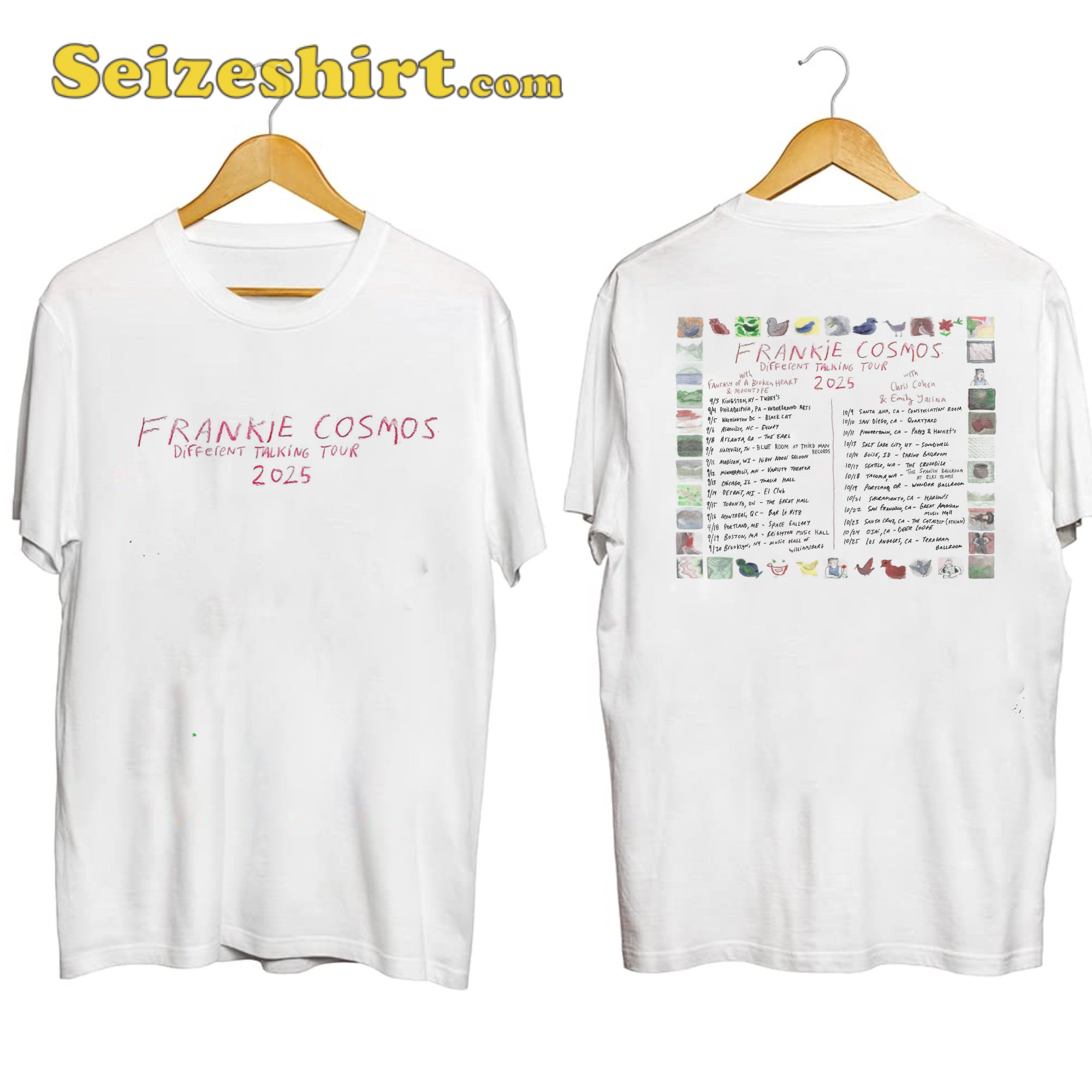 Frankie Cosmos Different Talking Tour Shirt