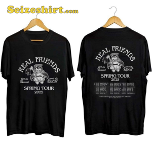 Real Friends Spring Tour 2025 Shirt