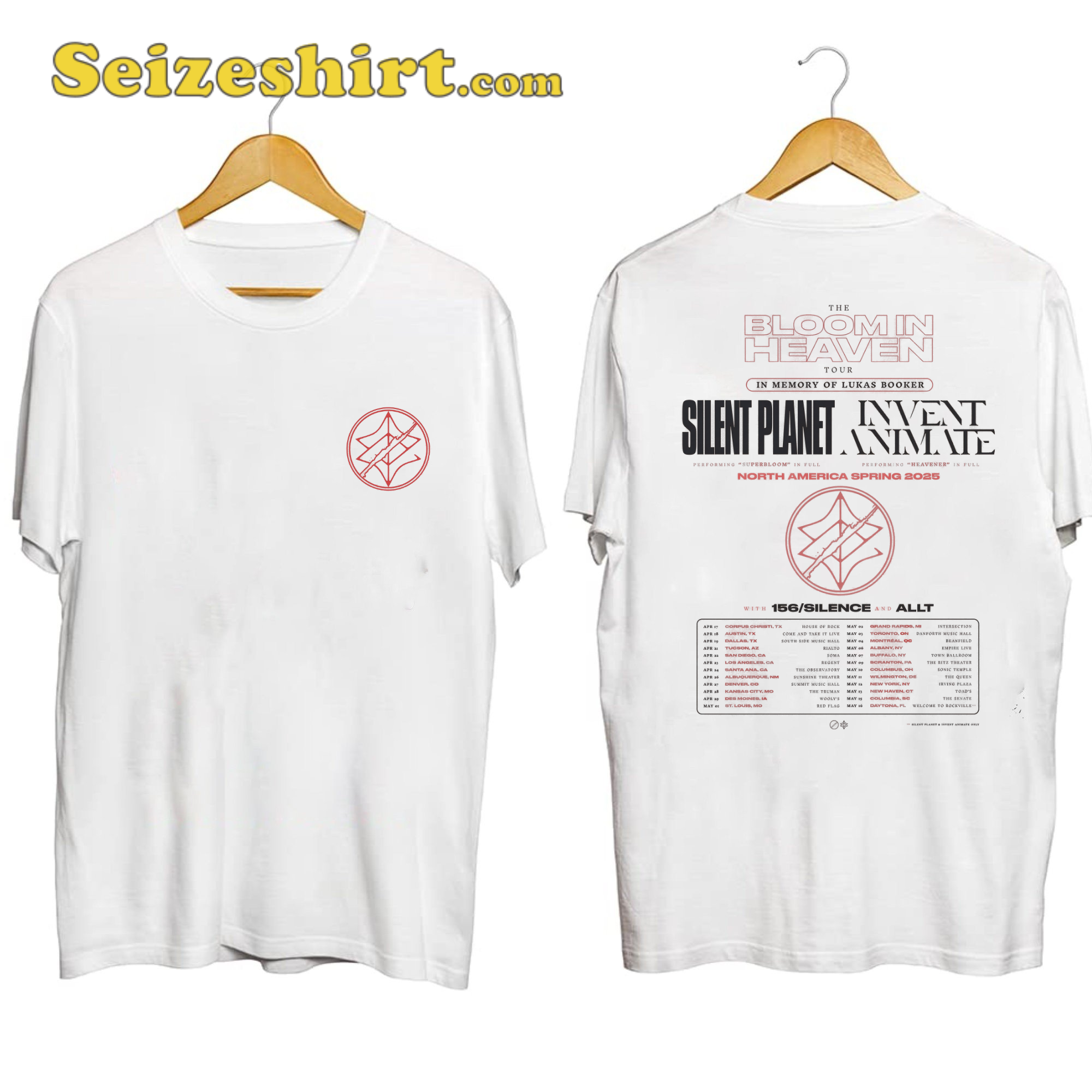 Silent Planet and Invent Animate tour Shirt