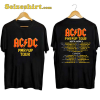 ACDC Band Tour 2025 Shirt