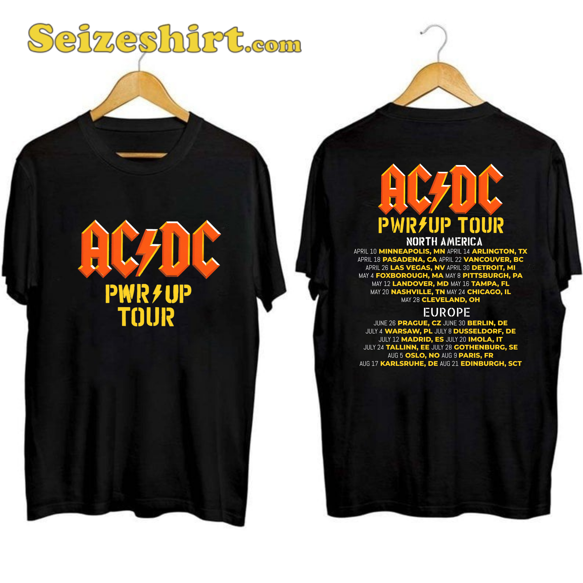 ACDC Band Tour 2025 Shirt