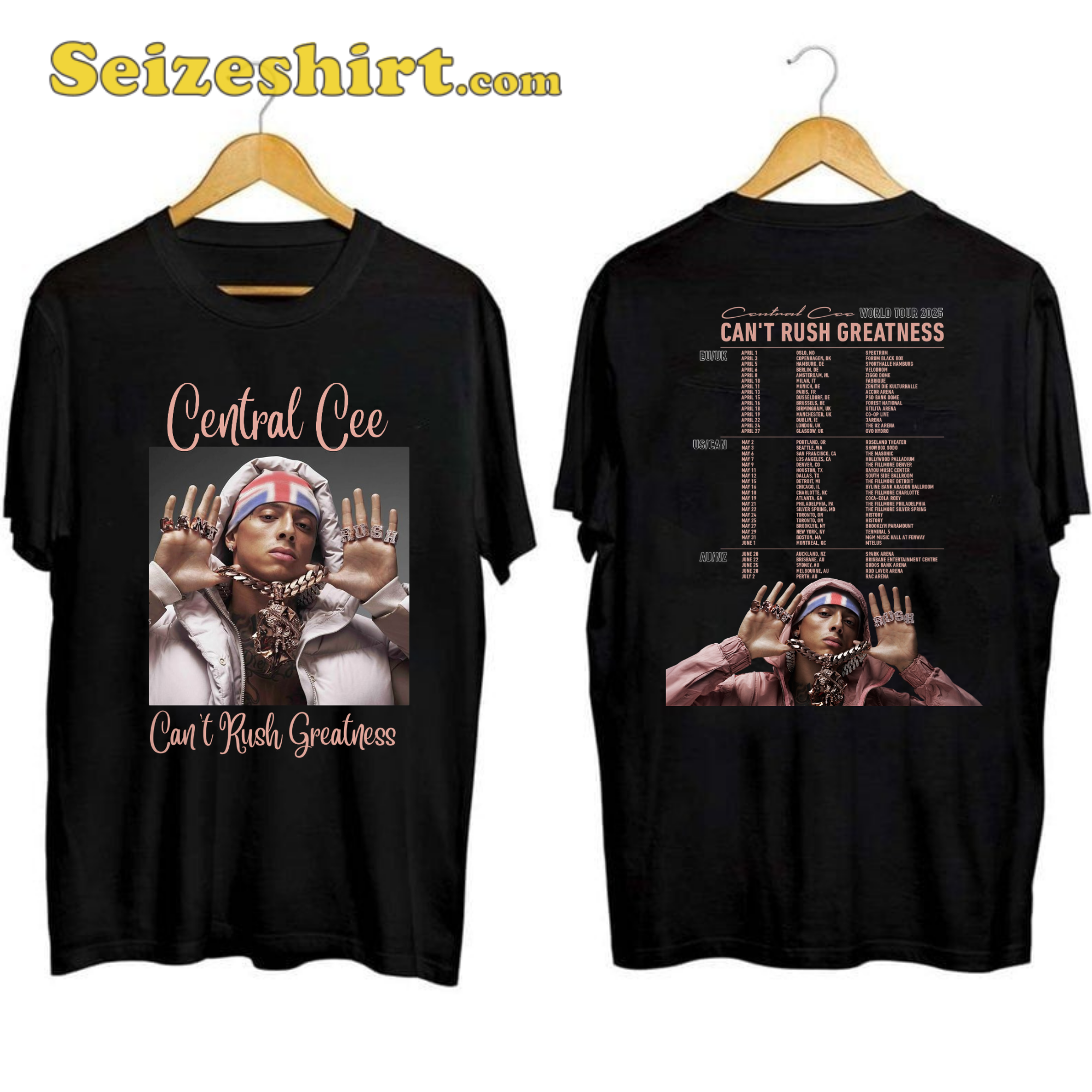 Central Cee Cant Rush Greatness Tour Shirt