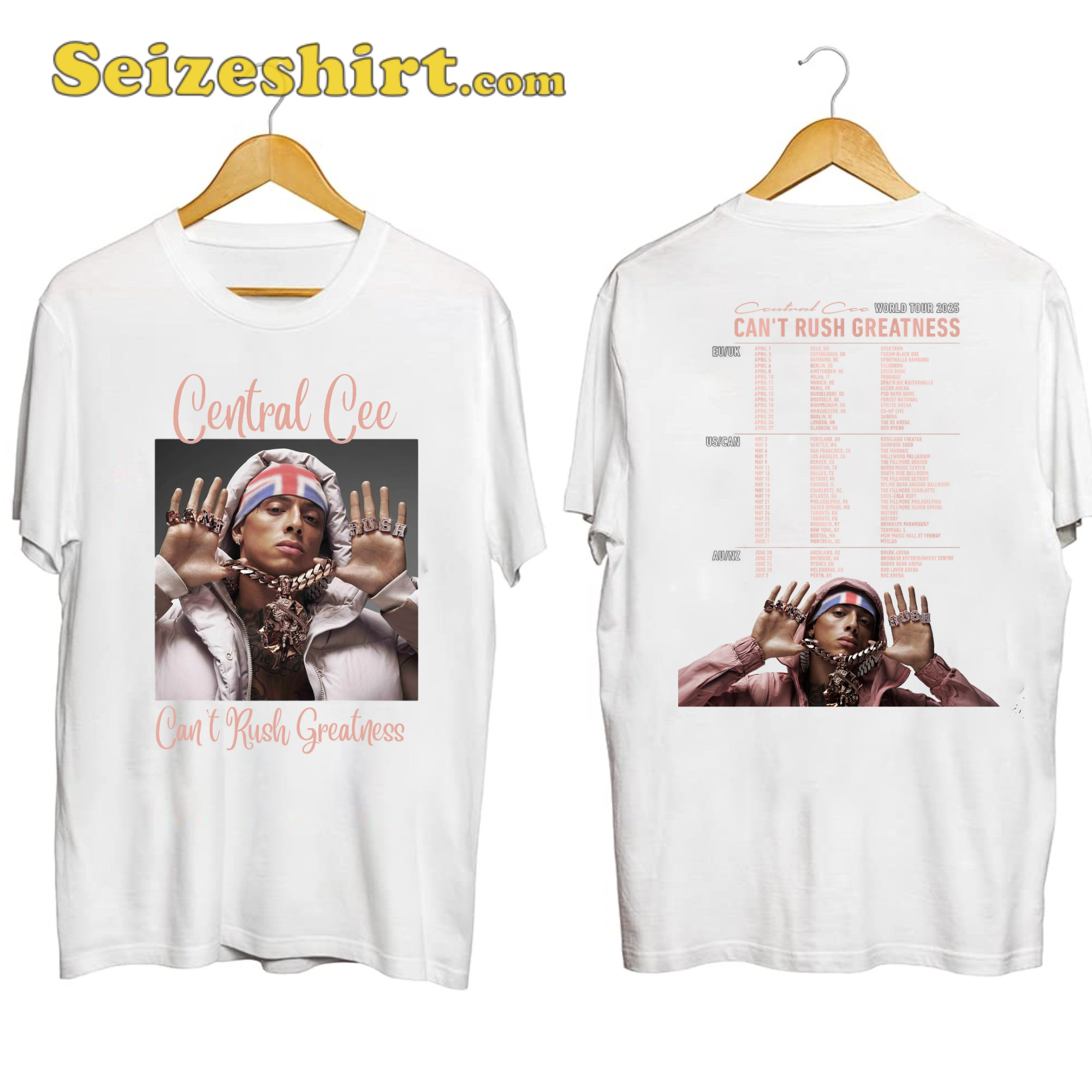 Central Cee Cant Rush Greatness Tour Shirt