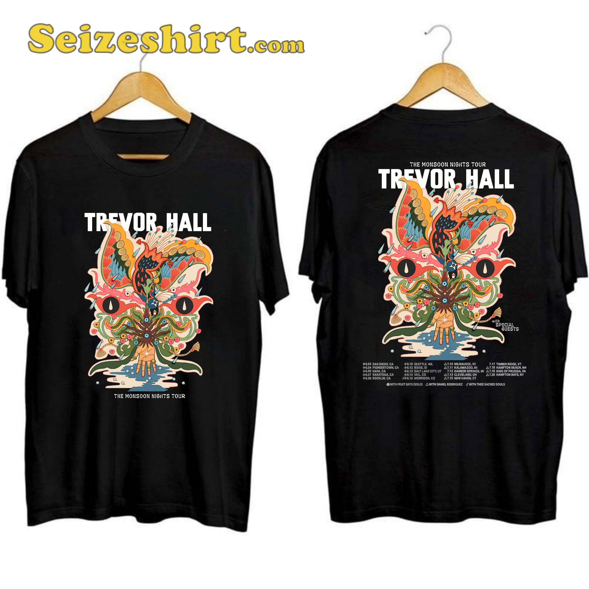 Trevor Hall Monsoon Nights Tour Shirt