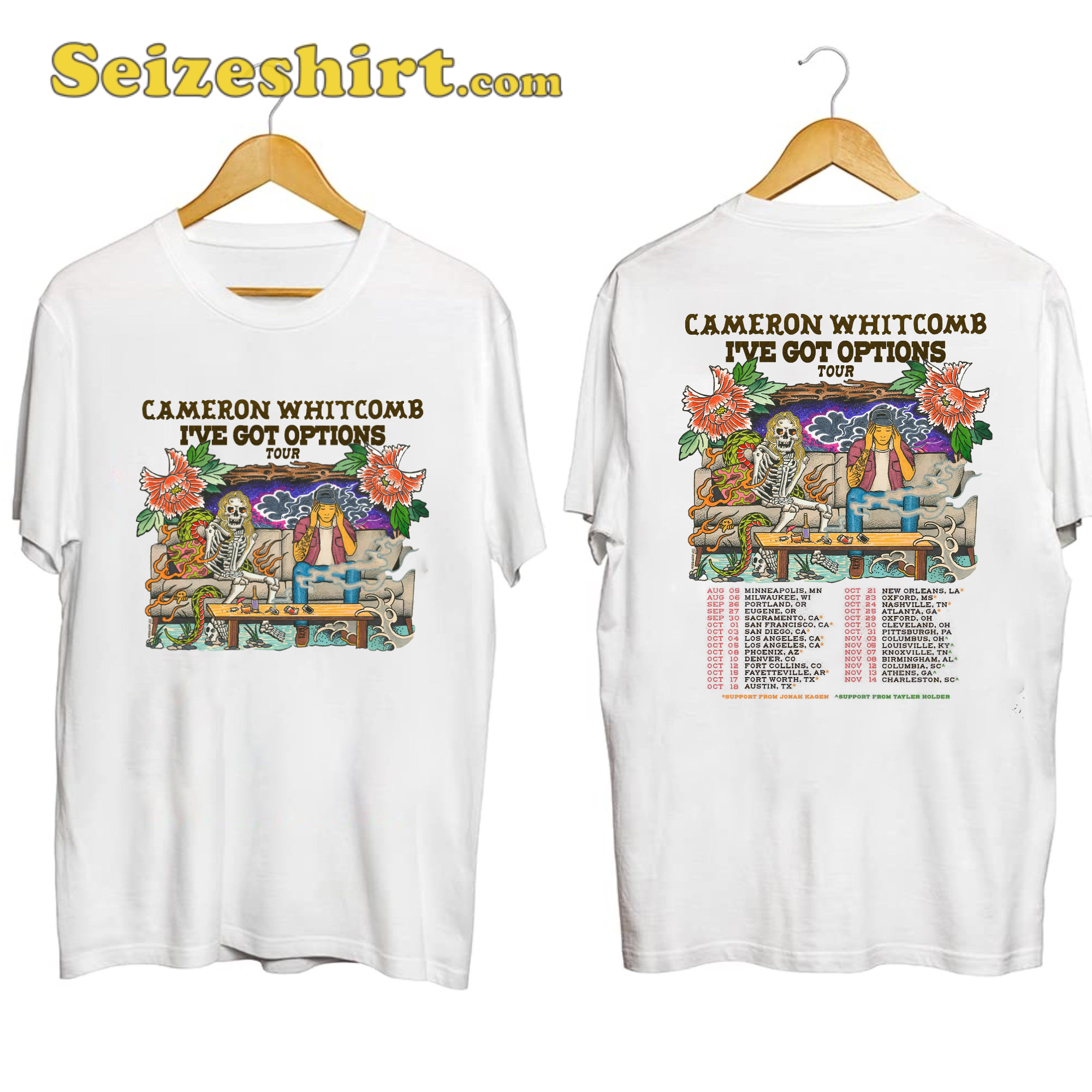 Cameron Whitcomb Tour 2025 Shirt