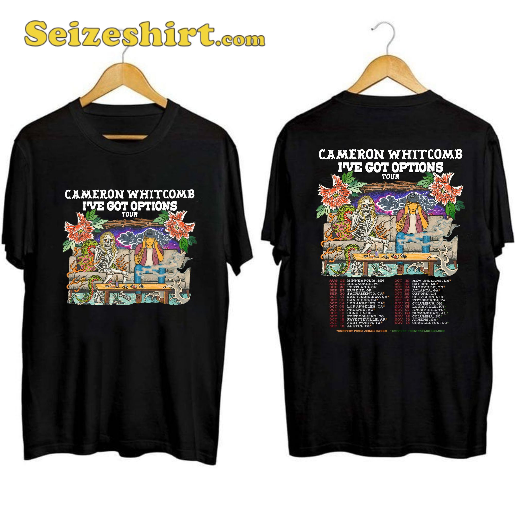 Cameron Whitcomb Tour 2025 Shirt