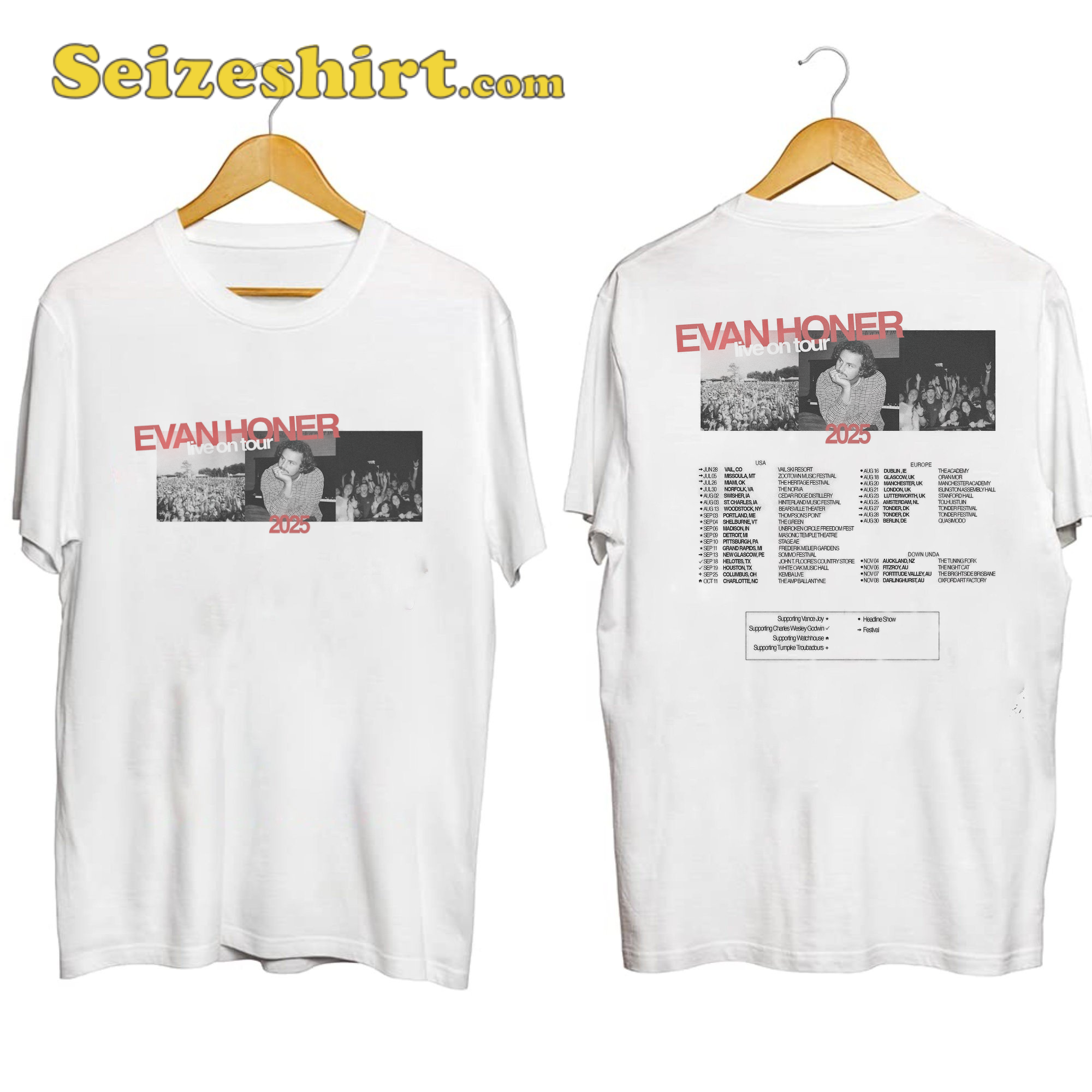 Evan Honer Live On Tour Shirt