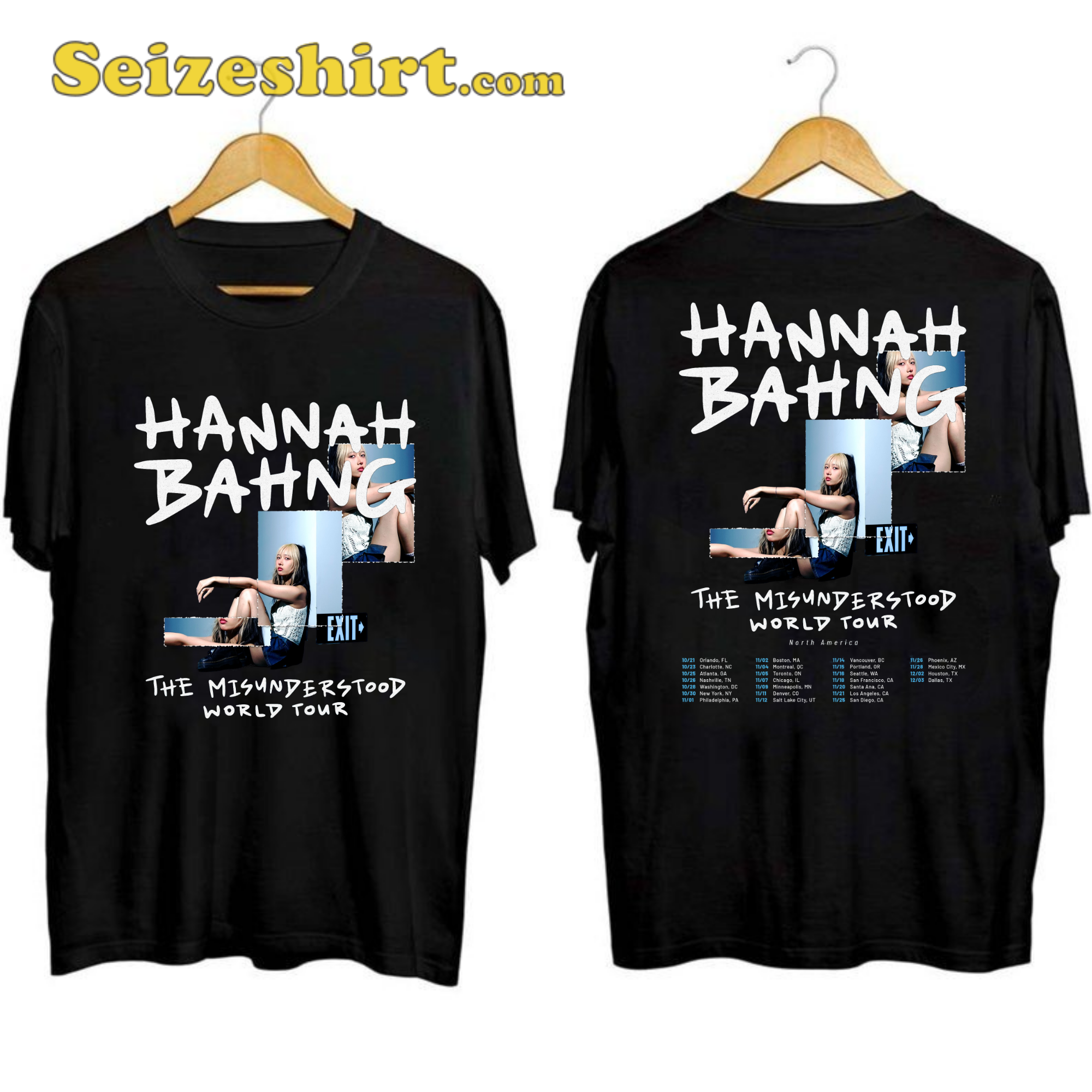 Hannah Bahng The Misunderstood World Tour Shirt
