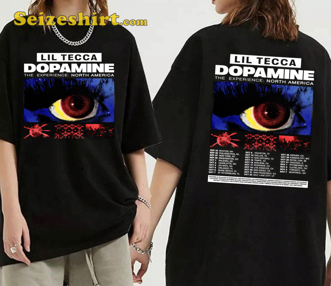 Lil Tecca The Dopamine Experience Tour Shirt
