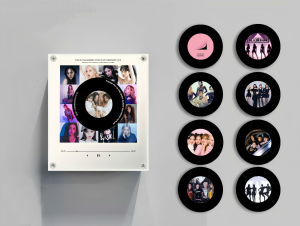 BLACKPINK Mini Vinyl Music Player