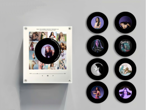 Olivia Rodrigo Mini Vinyl Music Player