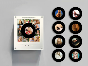 Sabrina Carpenter Vinyl Mini Music Player
