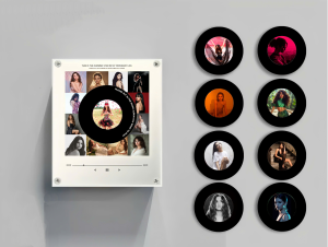 Selena Gomez Vinyl NFC Record Player