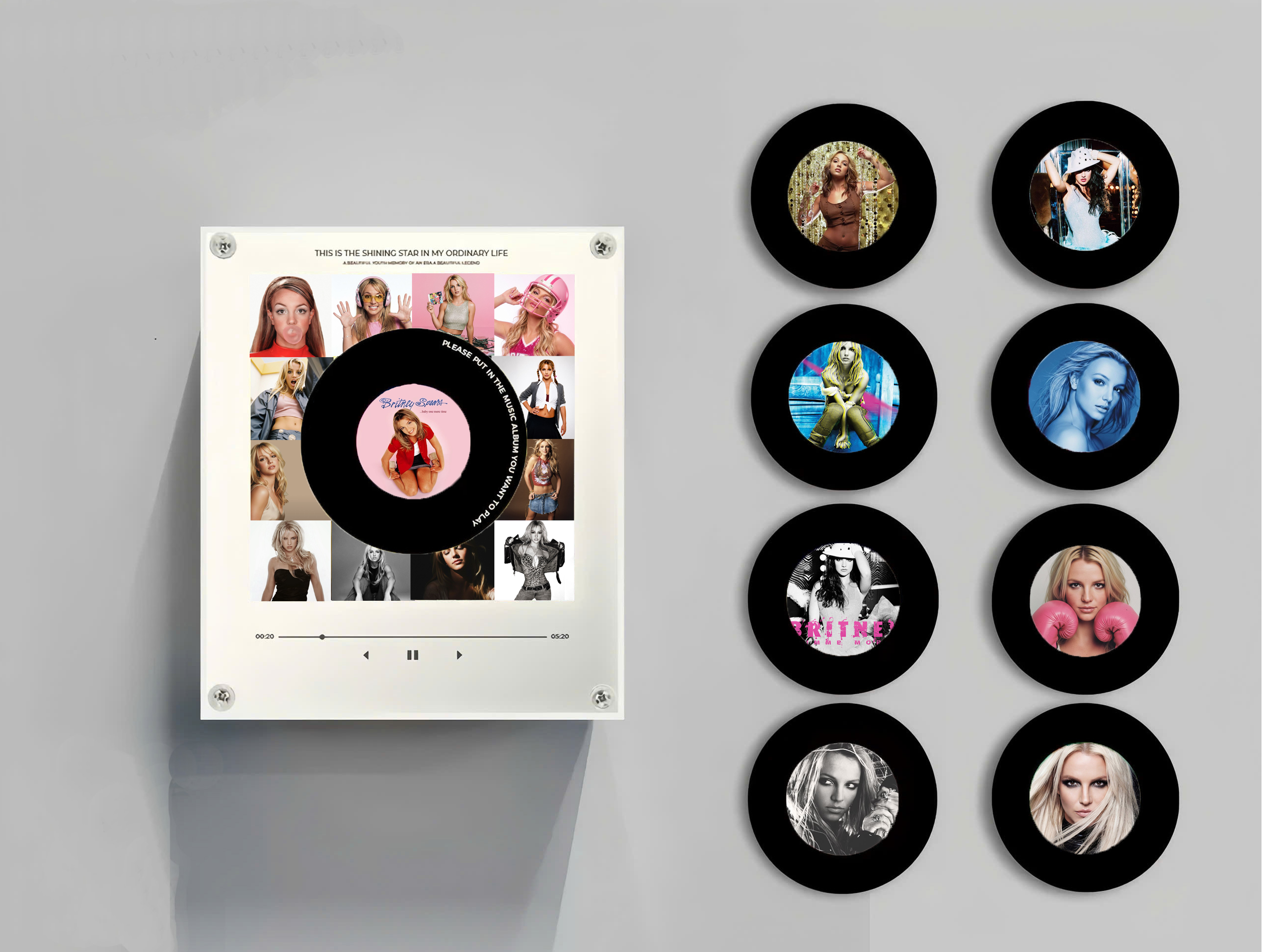 Britney Spears Vinyl NFC Music Player